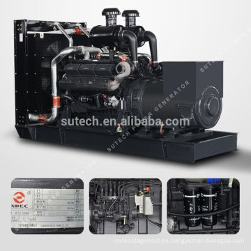 Generador chino! 50HZ, generador de diesel silencioso 500kva accionado por el motor shangchai SC25G610D2